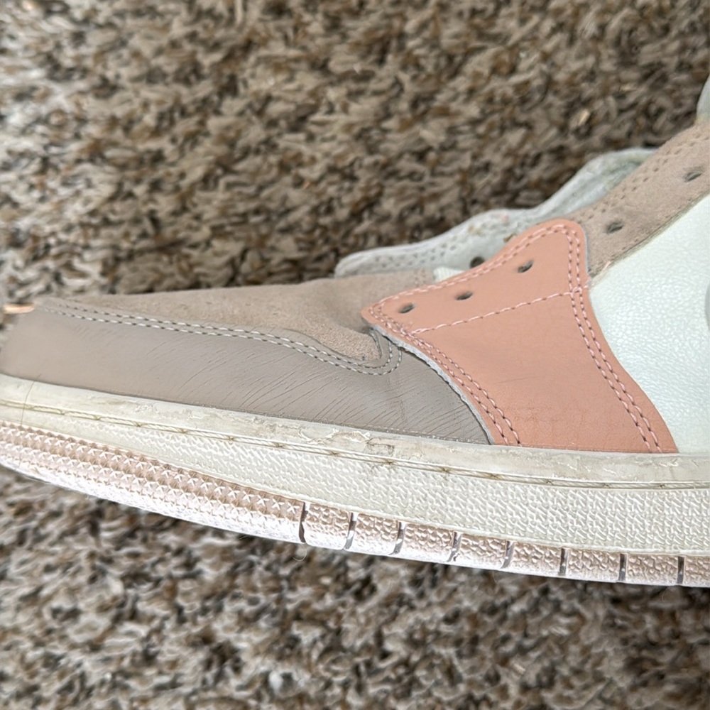 Nike Air Jordan 1 Mid Milan Tan Hi Tops - Picture 7 of 8
